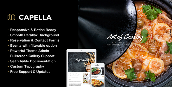 ThemeForest Capella Parallax Cafe and Restaurant Theme 8589960 ThemeForest Capella Parallax Cafe and Restaurant Theme 8589960