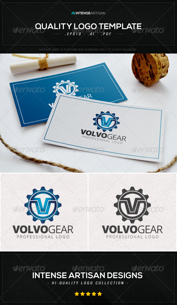 GraphicRiver Volvo Gear Logo Template 8590153 GraphicRiver Volvo Gear Logo Template 8590153
