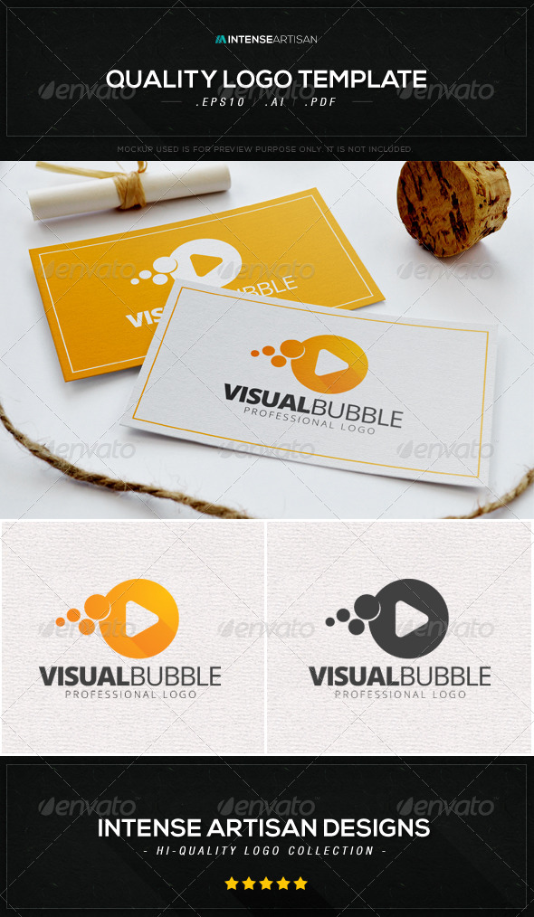 GraphicRiver Visual Bubble Logo Template 8590446 GraphicRiver Visual Bubble Logo Template 8590446