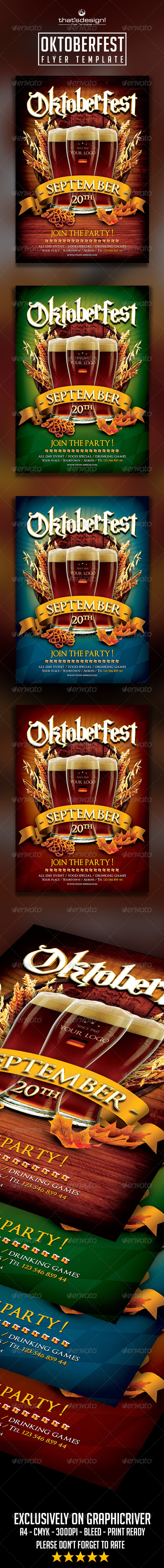 GraphicRiver Oktoberfest Flyer Template 8590458 GraphicRiver Oktoberfest Flyer Template 8590458