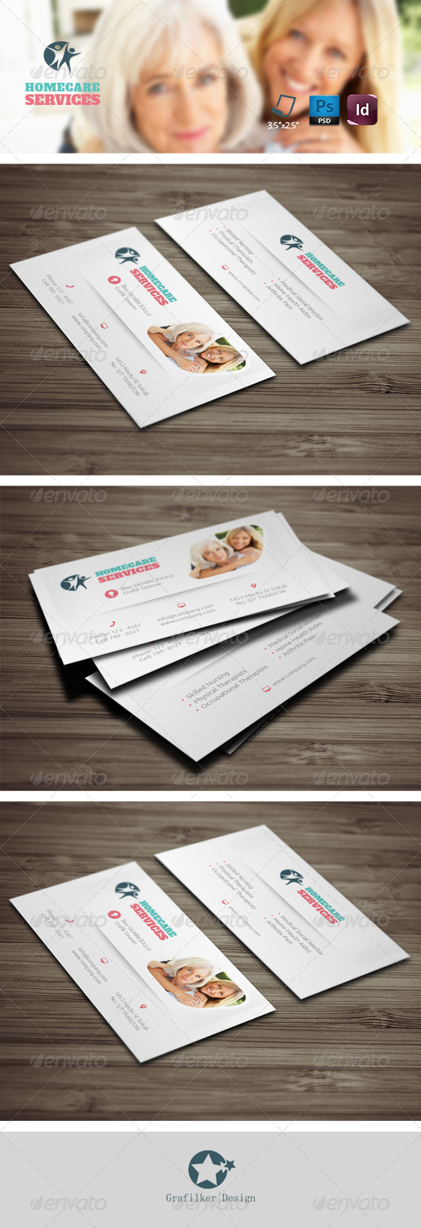 GraphicRiver Home Care Business Card Templates 8591316 GraphicRiver Home Care Business Card Templates 8591316