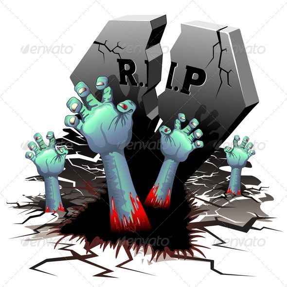 GraphicRiver Creepy Zombie Hands on Cemetery 8591947 GraphicRiver Creepy Zombie Hands on Cemetery 8591947