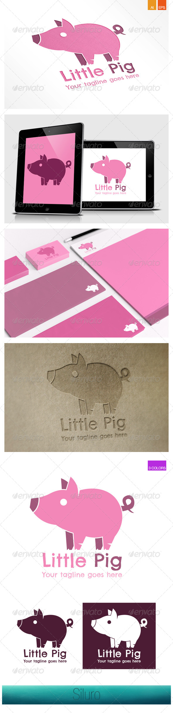 Little Pig Logo Little Pig Logo