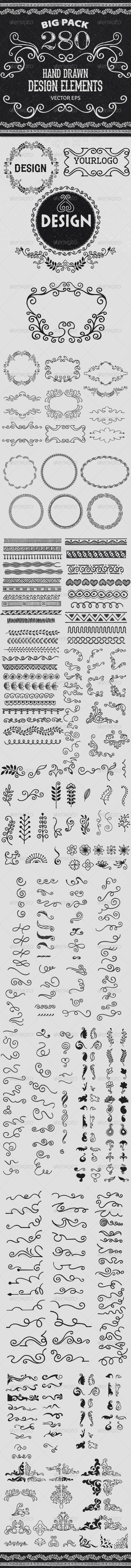 Hand Drawn Design Elements (Decorative)