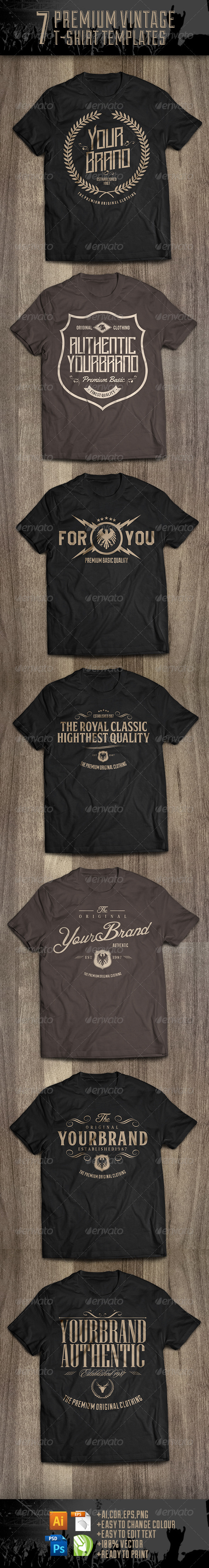 7 Premium T-Shirt Template v2 7 Premium T-Shirt Template v2