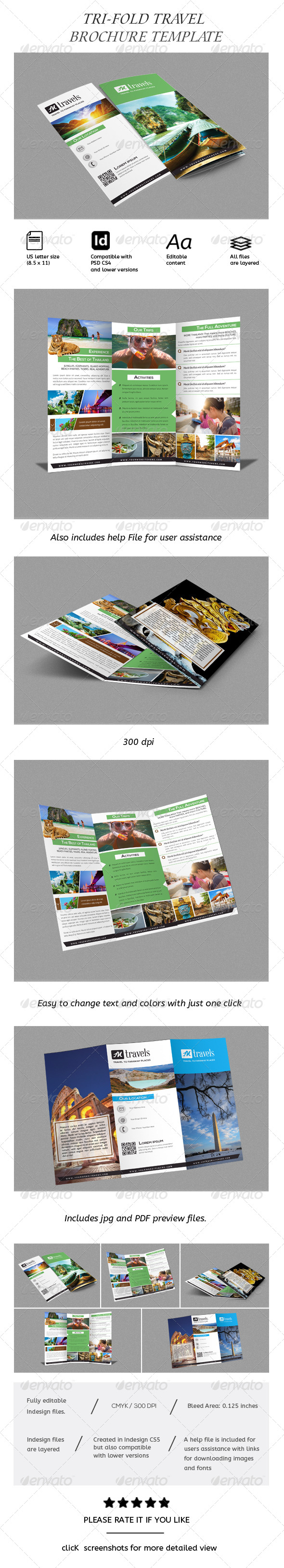 Tri-fold Travel Brochure Tri-fold Travel Brochure