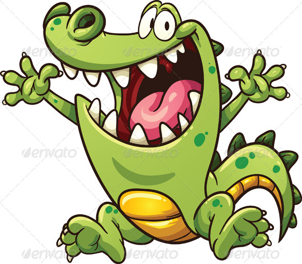 GraphicRiver Cartoon Crocodile 8596777 GraphicRiver Cartoon Crocodile 8596777