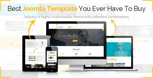 Jollyany - Responsive Multipurpose Joomla Template