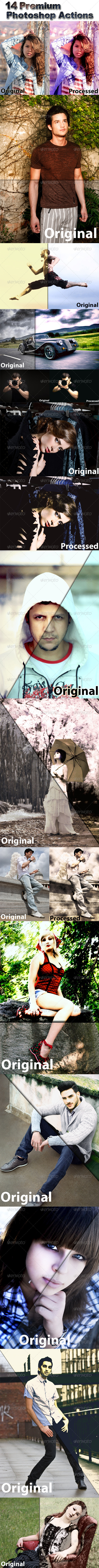 GraphicRiver 14 Premium Photoshop Actions 8597263 GraphicRiver 14 Premium Photoshop Actions 8597263