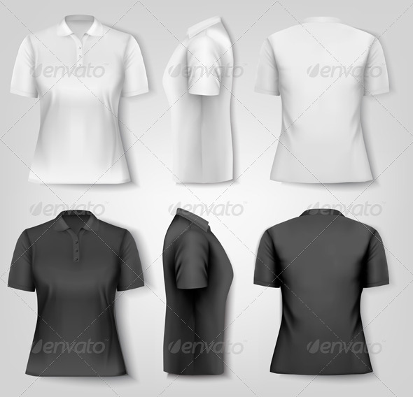 GraphicRiver Female Polo Shirts 8597955 GraphicRiver Female Polo Shirts 8597955