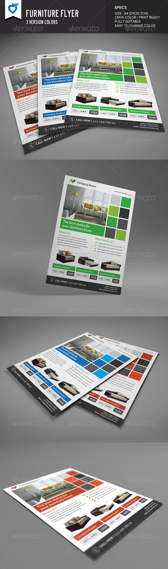 GraphicRiver Furniture Flyer 8598286 GraphicRiver Furniture Flyer 8598286