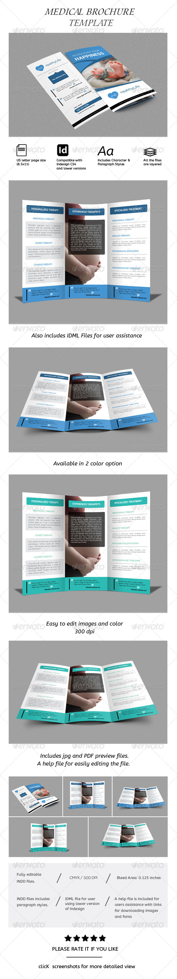 GraphicRiver Medical Tri-fold Brochure 8590642 GraphicRiver Medical Tri-fold Brochure 8590642