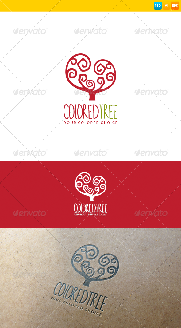 GraphicRiver Tree Logo 8600088 GraphicRiver Tree Logo 8600088