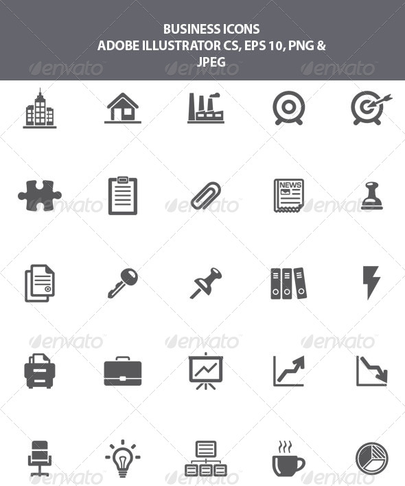 GraphicRiver Business Icons 8603077 GraphicRiver Business Icons 8603077
