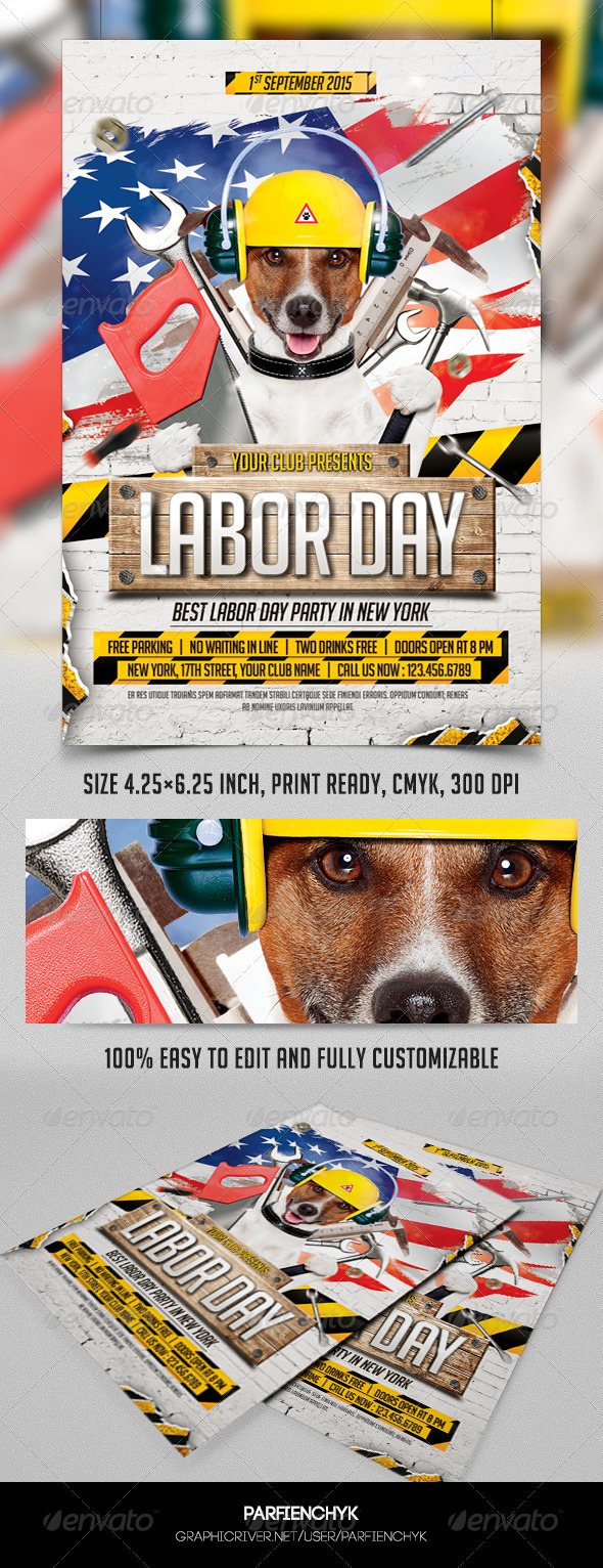 GraphicRiver Labor Day Party Flyer Template 8603234 GraphicRiver Labor Day Party Flyer Template 8603234