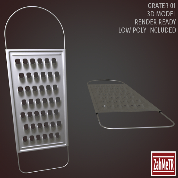3DOcean Grater 01 Low High Poly 3D Model 8603495 3DOcean Grater 01 Low High Poly 3D Model 8603495