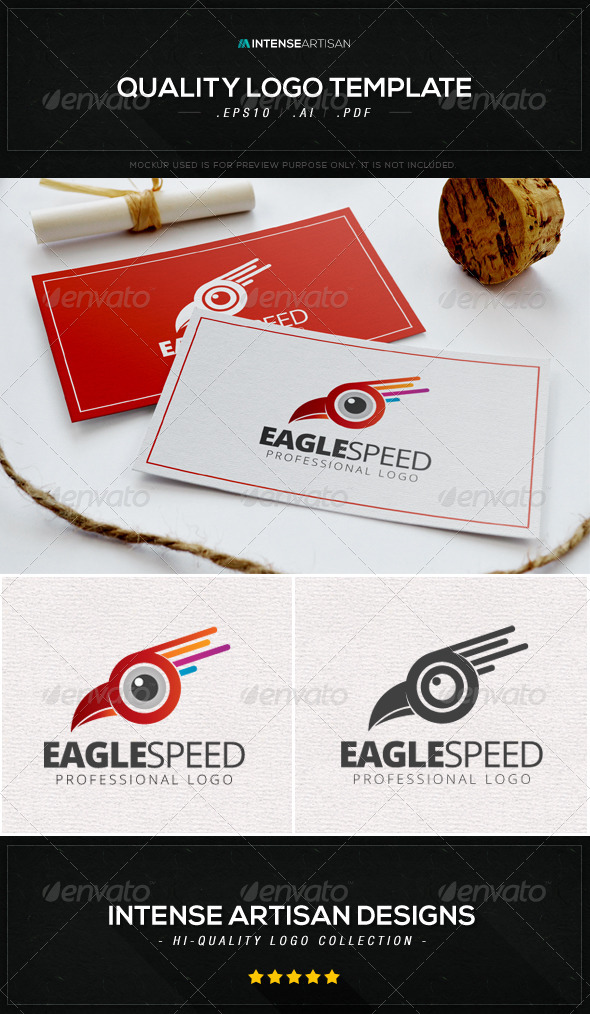 GraphicRiver Eagle Speed Logo Template 8603608 GraphicRiver Eagle Speed Logo Template 8603608