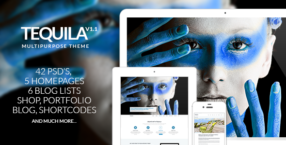 TEQUILA - Multi-Purpose PSD Template