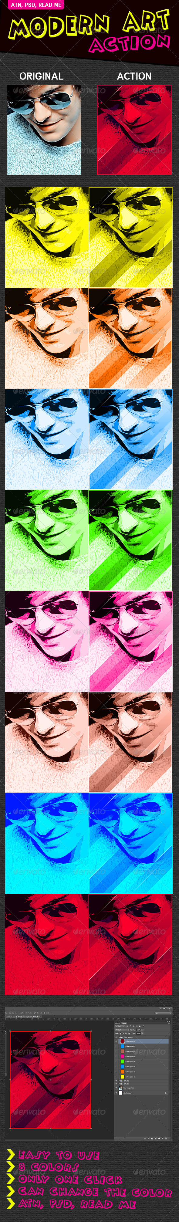 GraphicRiver Modern Art PS Action 8604344 GraphicRiver Modern Art PS Action 8604344