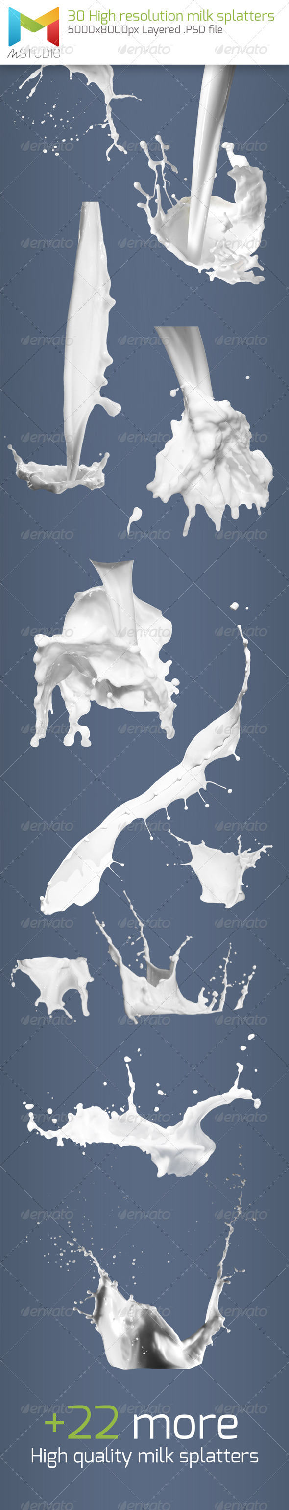 GraphicRiver High Resolution Milk Splatter 8603726 GraphicRiver High Resolution Milk Splatter 8603726