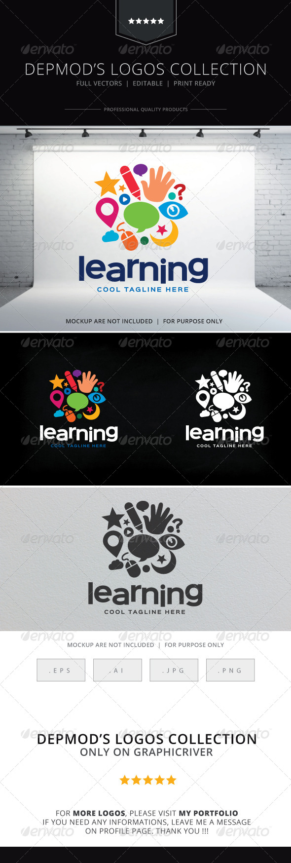 GraphicRiver Learning Logo 8605225 GraphicRiver Learning Logo 8605225