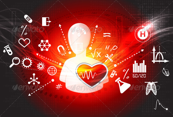 Learning Medical Technology Illustration (Health/Medicine)