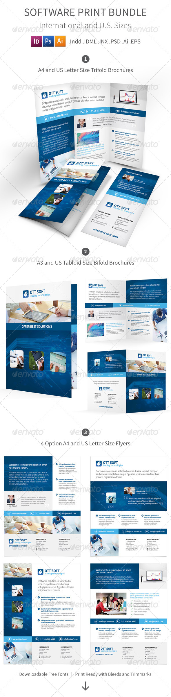 GraphicRiver IT and Software Print Bundle 8606013 GraphicRiver IT and Software Print Bundle 8606013