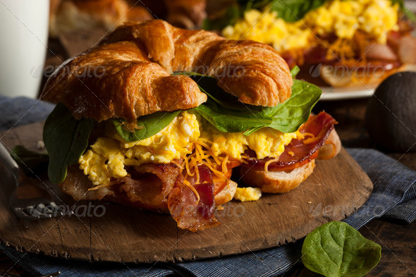 Ham and Cheese Egg Breakfast Sandwich (Misc) Photo Download