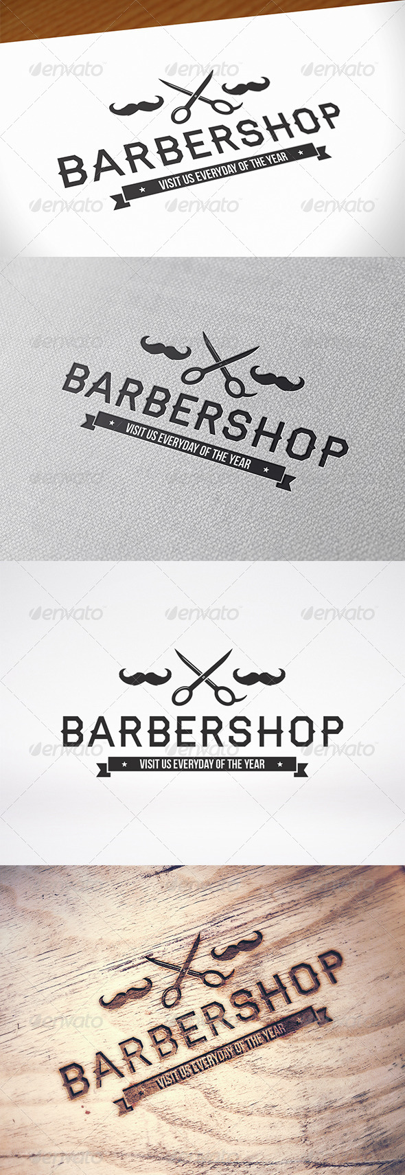 GraphicRiver Barber Shop Logo Template 8607960 GraphicRiver Barber Shop Logo Template 8607960