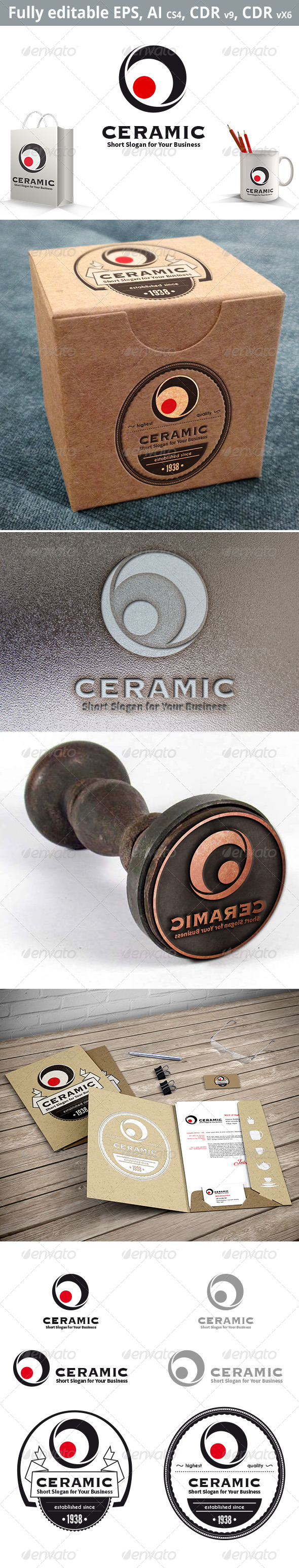 Ceramic Logo Template (Logo Templates)