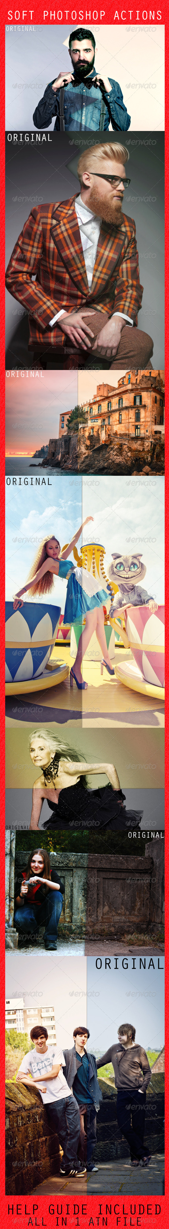 GraphicRiver Soft Photoshop Actions 8608270 GraphicRiver Soft Photoshop Actions 8608270