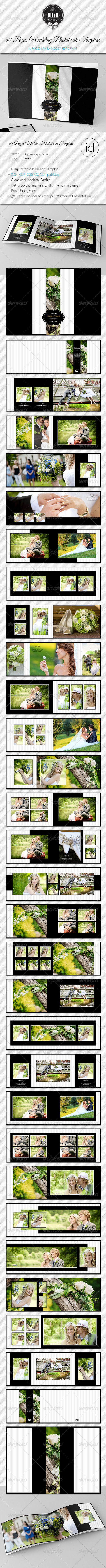 GraphicRiver 60 Pages Wedding Photobook Template 8608624 GraphicRiver 60 Pages Wedding Photobook Template 8608624