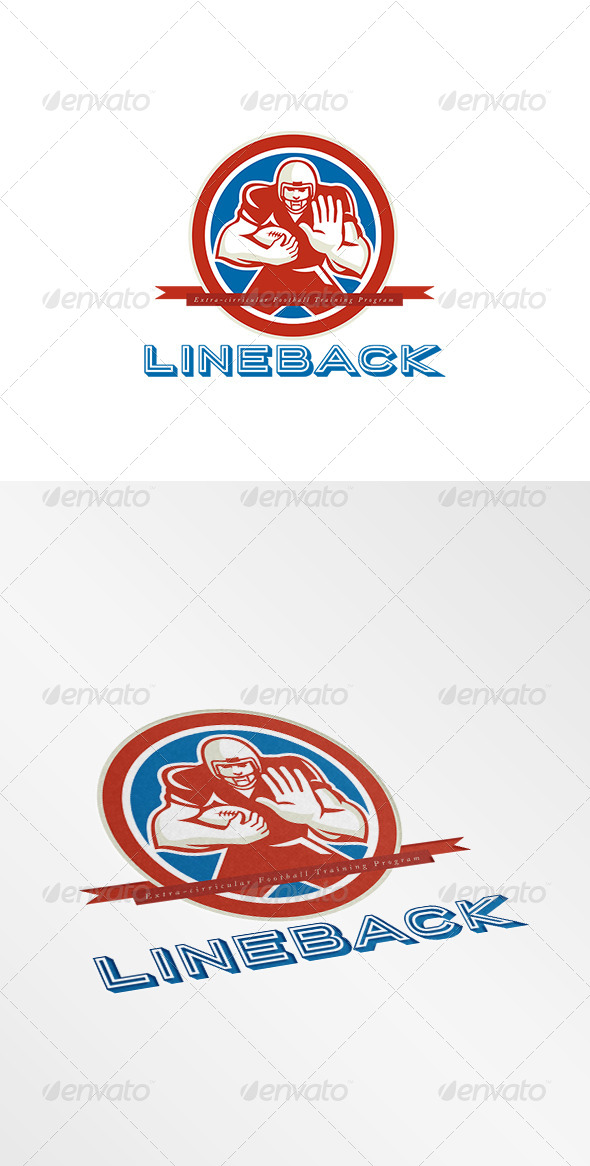 GraphicRiver Lineback Football Training Program Logo 8608969 GraphicRiver Lineback Football Training Program Logo 8608969