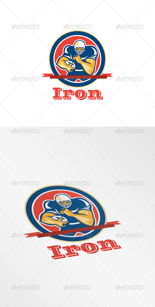 GraphicRiver Iron College Football Tuition Logo 8608976 GraphicRiver Iron College Football Tuition Logo 8608976