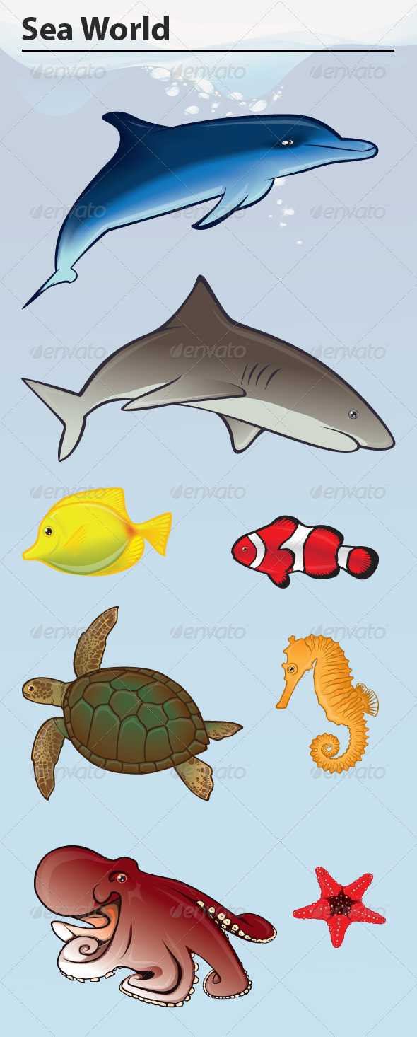 GraphicRiver Sea World 8608983 GraphicRiver Sea World 8608983