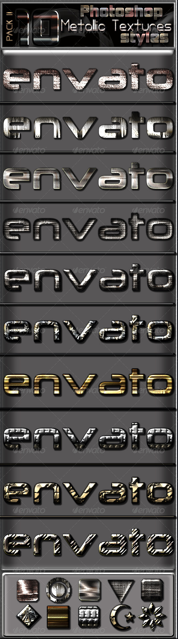 GraphicRiver 10 Metallic Textures Photoshop Text Effects- pack 8609166 GraphicRiver 10 Metallic Textures Photoshop Text Effects- pack 8609166