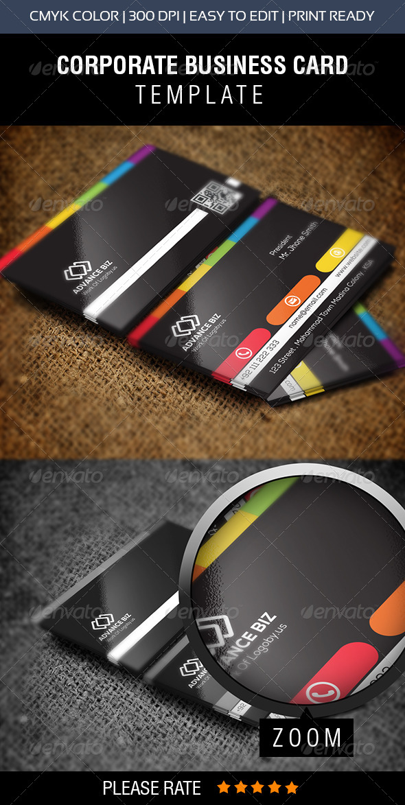 GraphicRiver Creative Corporate Business Card 8609223 GraphicRiver Creative Corporate Business Card 8609223