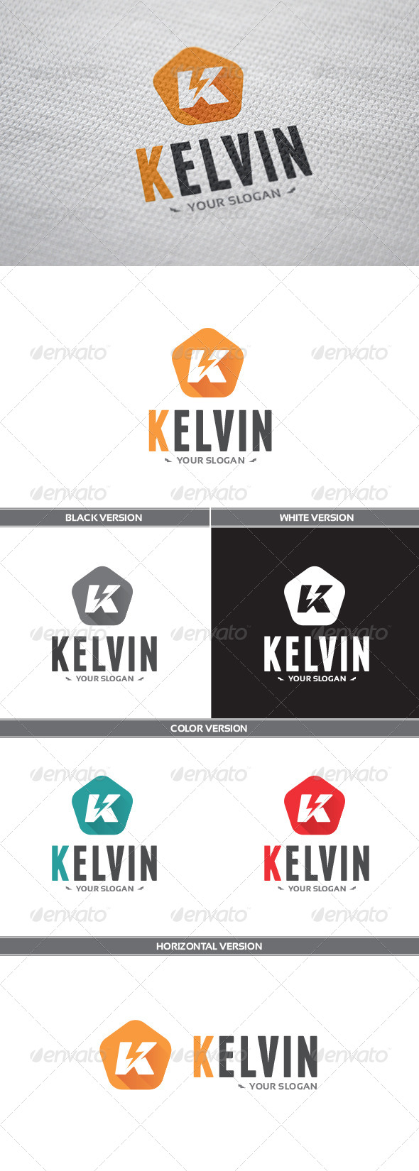 GraphicRiver Kelvin Logo 8609505 GraphicRiver Kelvin Logo 8609505