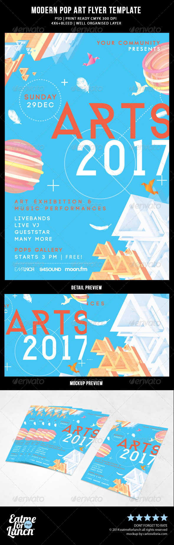 GraphicRiver Modern Pop Art Flyer Templates 8609983 GraphicRiver Modern Pop Art Flyer Templates 8609983