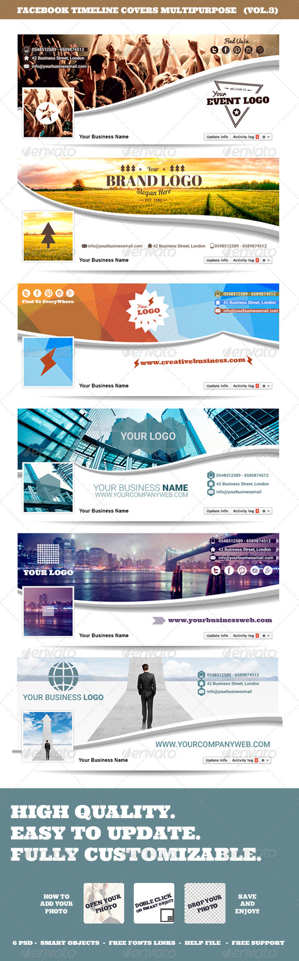 GraphicRiver Facebook Timeline Covers Multipurpose Vol.3 8611109 GraphicRiver Facebook Timeline Covers Multipurpose Vol.3 8611109