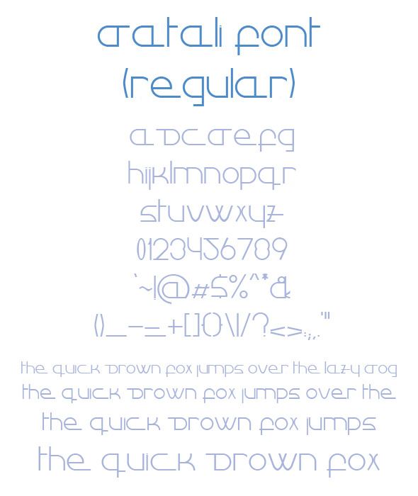 GraphicRiver Datali Regular Font 8611703 GraphicRiver Datali Regular Font 8611703