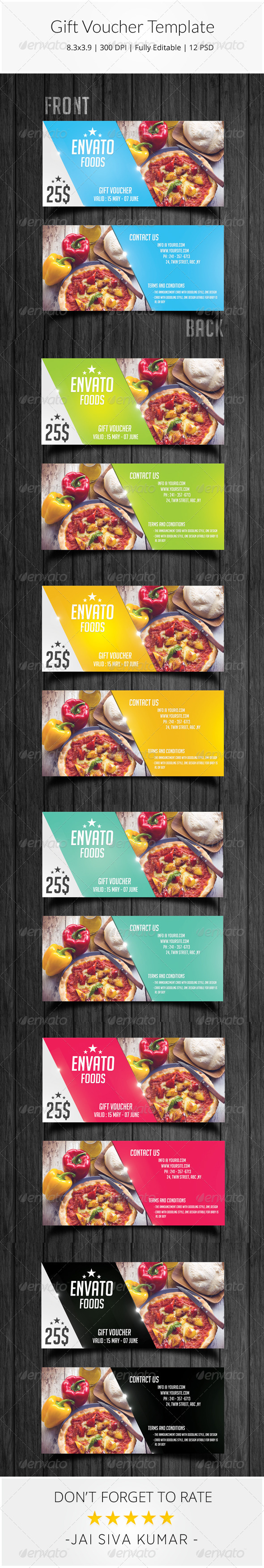 Gift Voucher Template (Loyalty Cards)