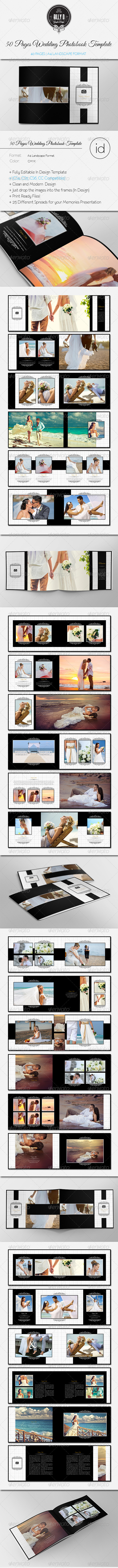 50 Pages Wedding Photobook Template (Photo Albums)