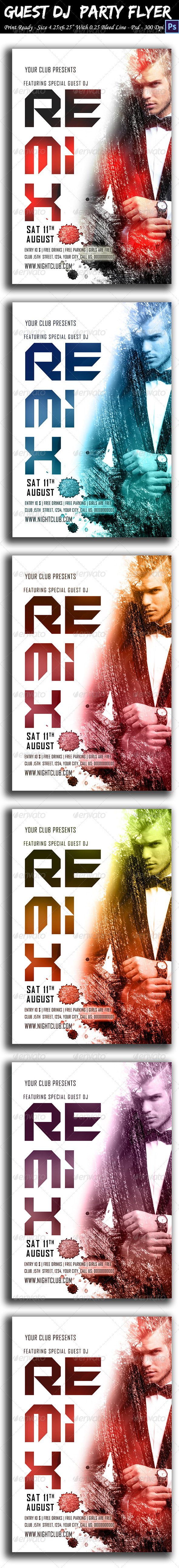 GraphicRiver Guest DJ Party Flyer Vol 2 8574707 GraphicRiver Guest DJ Party Flyer Vol 2 8574707