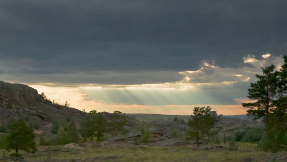 Clouds and Sun Rays Clouds and Sun Rays