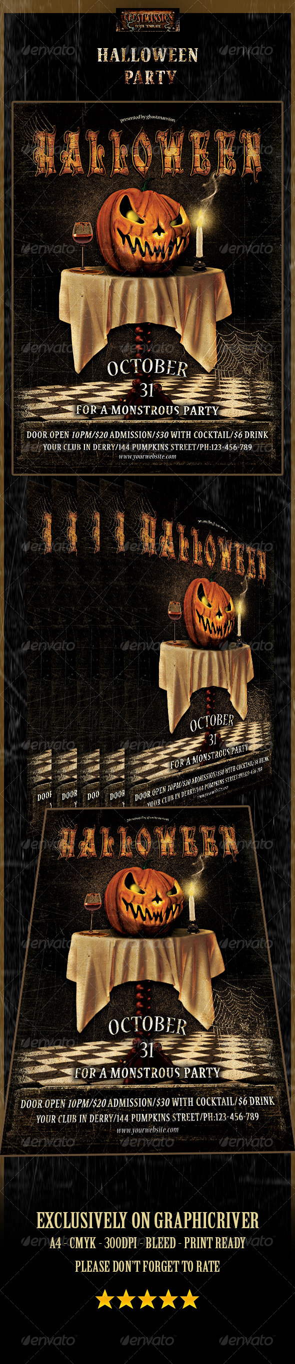 Halloween Flyer Template V6 Halloween Flyer Template V6