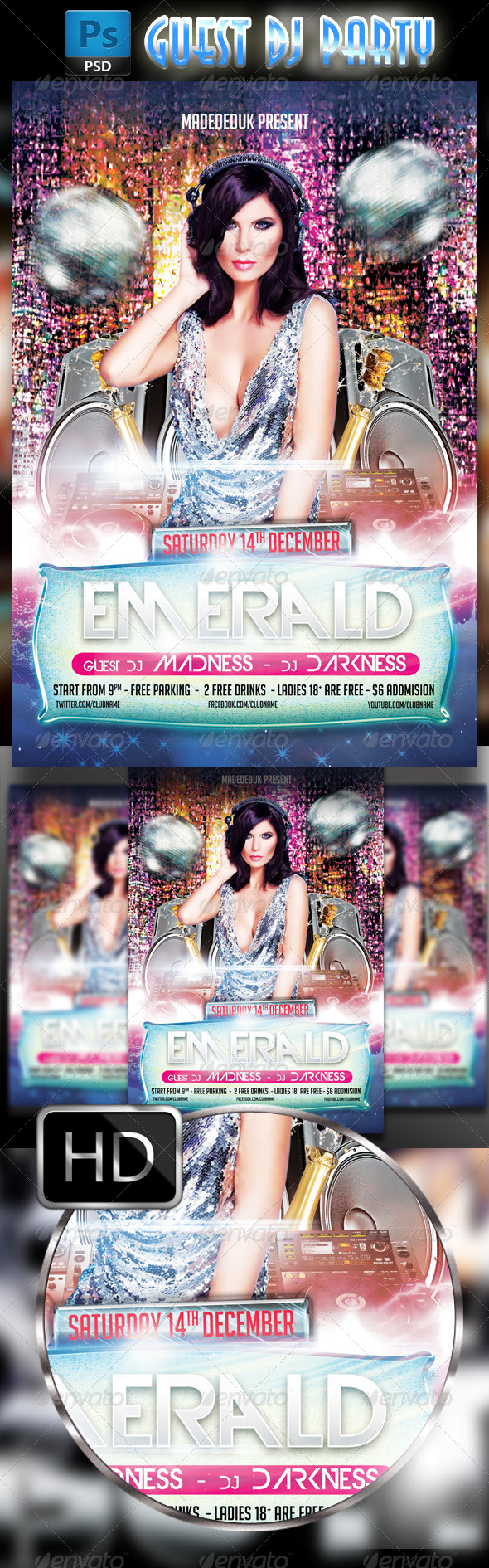 GraphicRiver Guest Dj Party 8616720 GraphicRiver Guest Dj Party 8616720