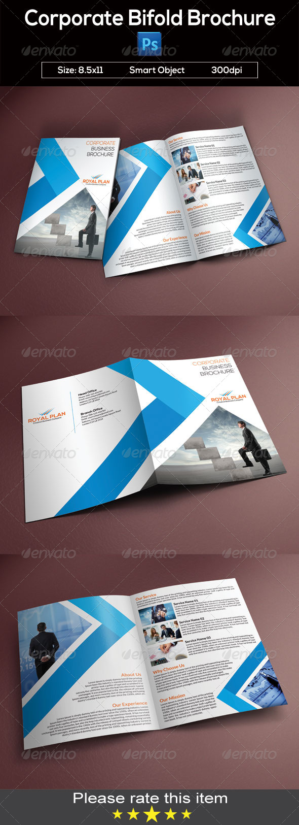 GraphicRiver Corporate Bifold Brochure 8616794 GraphicRiver Corporate Bifold Brochure 8616794