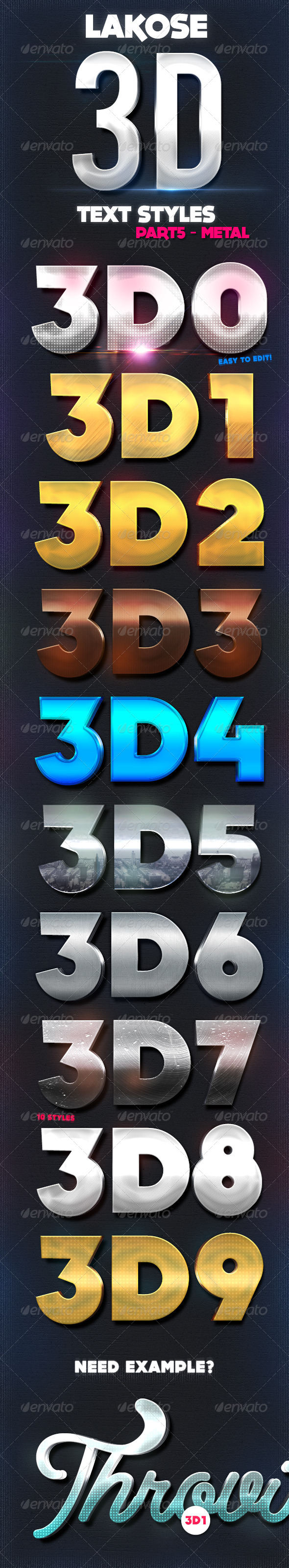 GraphicRiver Lakose 3D Text Styles Part 5 8617276 GraphicRiver Lakose 3D Text Styles Part 5 8617276