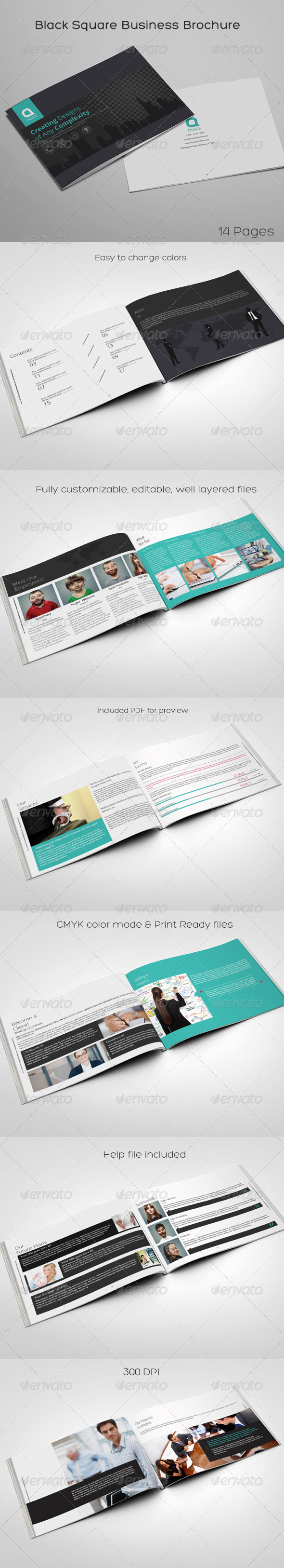 GraphicRiver Black Square Business Brochure 8617869 GraphicRiver Black Square Business Brochure 8617869